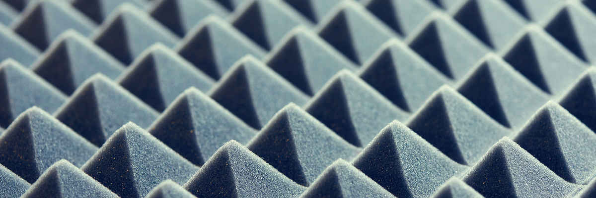 Acoustic foam panel background